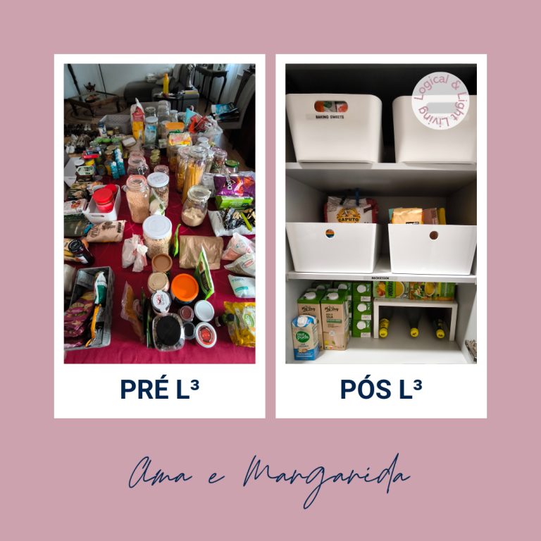 Pré e Pós L<sup>3</sup>: Organizar a Cozinha é Investir na Qualidade de Vida