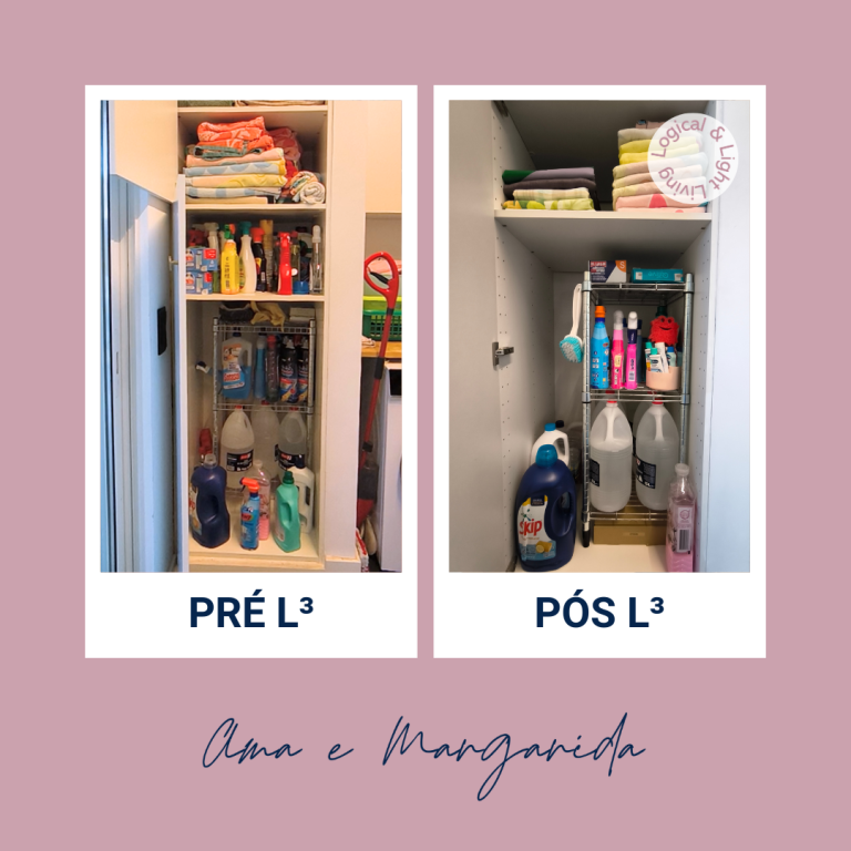 Pré e Pós L<sup>3</sup>: Lavandaria
